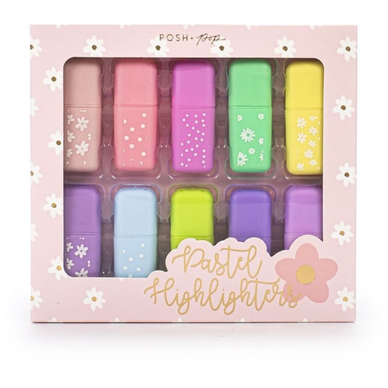 Μαρκαδόροι Υπογράμμισης Posh+Pop Mini (10 Τεμάχια) image 0