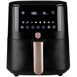 BERLINGER HAUS BH-9537 με Αποσπώμενο Κάδο 1400 W 5 L Μαύρο/Ροζ Χρυσό Φριτέζα Αέρος