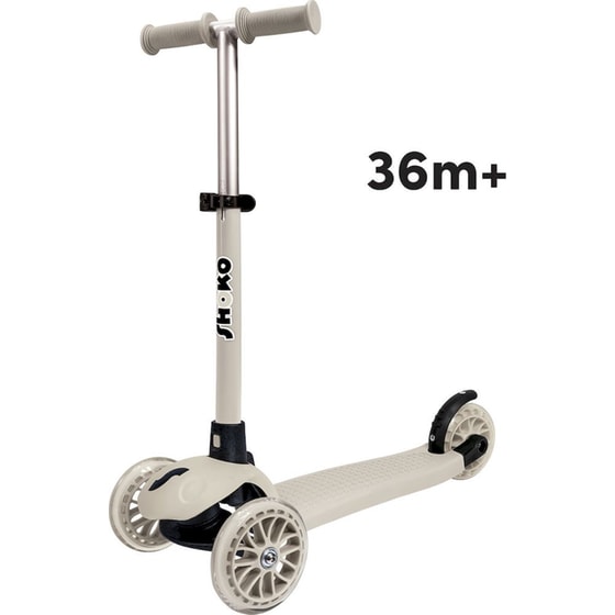 Παιδικό Πατίνι Shoko Premium Πολυμορφικό 3 σε 1 με Λαβή Γονέα Ash Cloud image 5