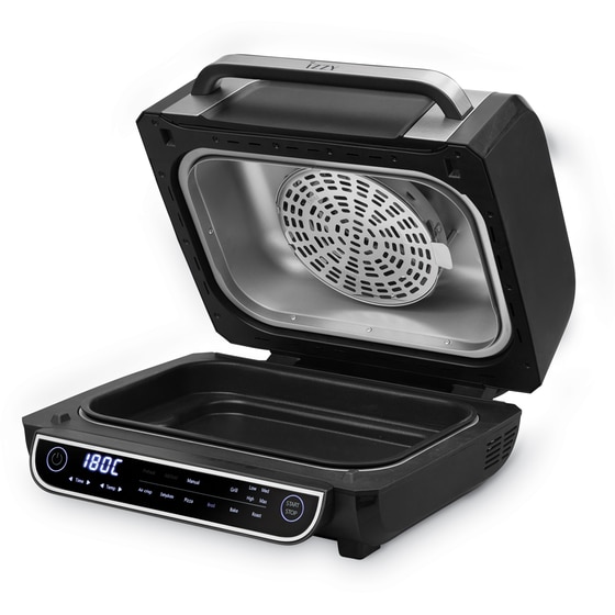 IZZY IZ-8265 με Πόρτα 1700 W Μαύρη/Ασημί Φριτέζα Αέρος & Grill image 1
