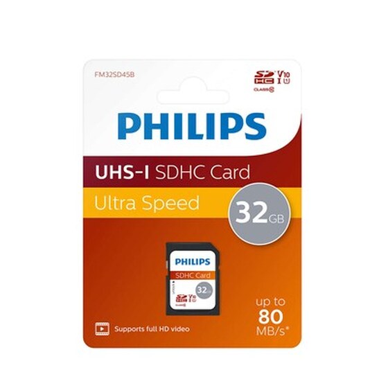 Philips SDHC 32GB Class 10 U1 V10 UHS-I image 1