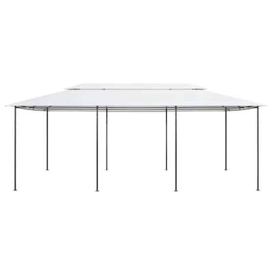 Κιόσκι Vidaxl Ατσάλι 600x298x270cm - Λευκό image 5