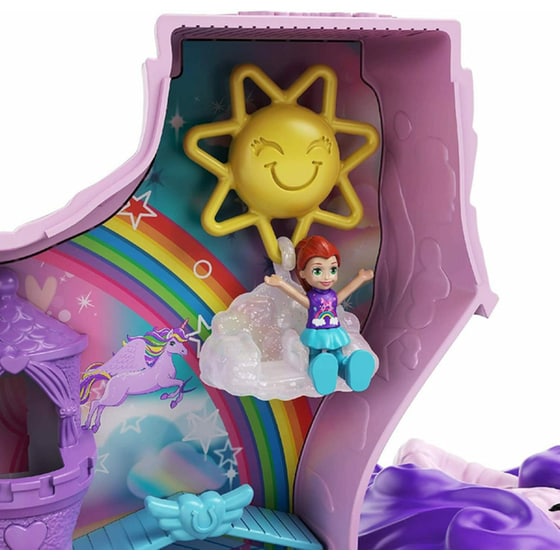 Παιχνιδολαμπάδα Mattel Polly Pocket Unicorn Party Μονόκερος Πινιάτα (GVL88) image 8