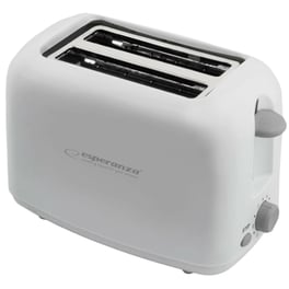 ESPERANZA CIABATTA EKT002 2 Θέσεων 600W Λευκό Φρυγανιέρα