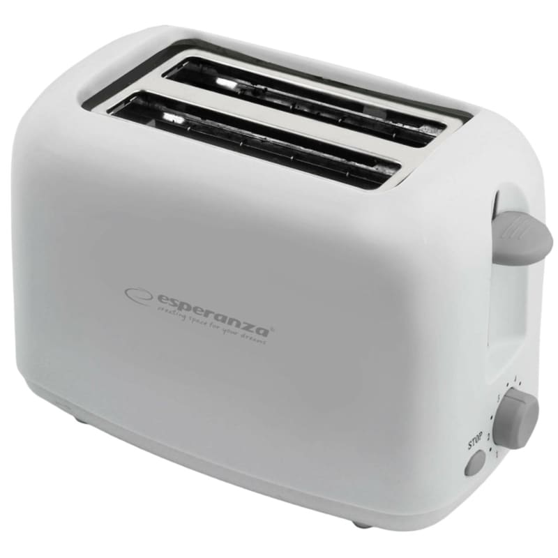 ESPERANZA ESPERANZA CIABATTA EKT002 2 Θέσεων 600W Λευκό Φρυγανιέρα