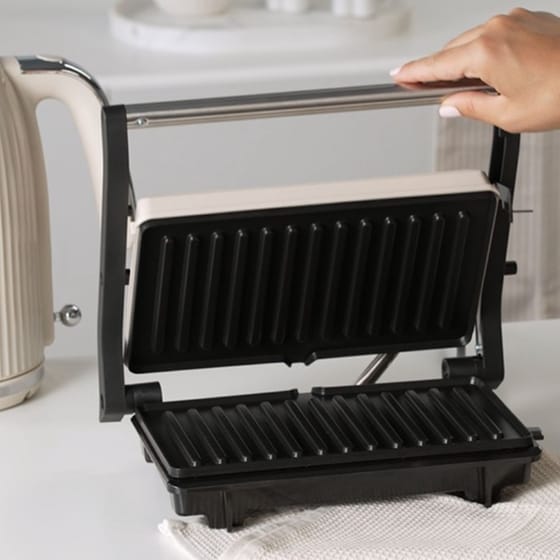 IZZY IZ-2025 Vintage Panini 1000 W Κρεμ Τοστιέρα image 1