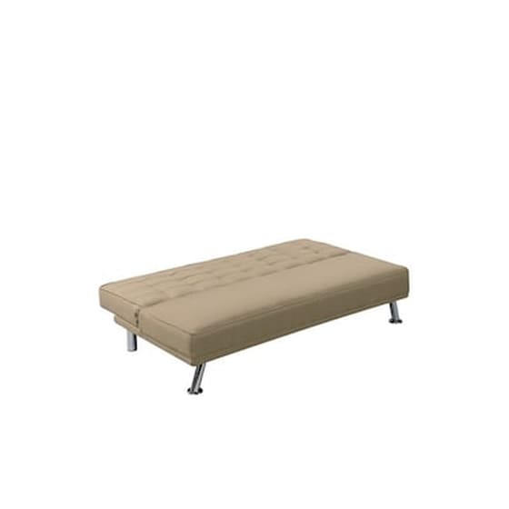 Τριθέσιος Καναπές Woodwell Europa 176x82 cm - Μπεζ image 0