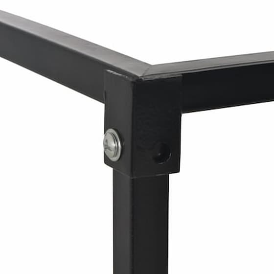 Vidaxl Ράφι Καυσόξυλων Με Βάση Μαύρο 37 X 37 X 113 Εκ. Ατσάλινο image 4