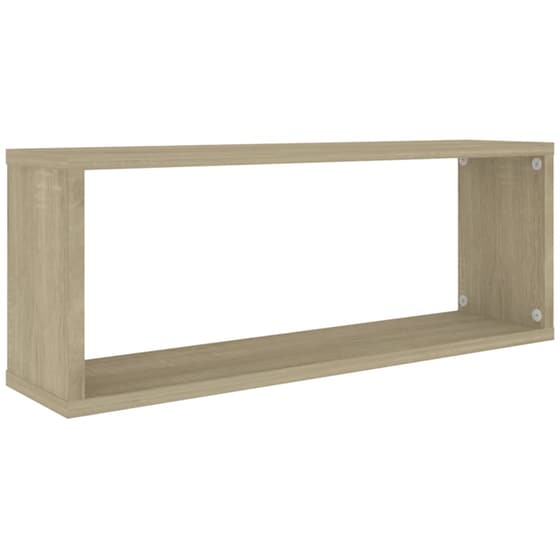 Ράφια Τοίχου VidaXL από Μοριοσανίδα 60x15x23 cm 2 Τμχ  -  Μπεζ image 1