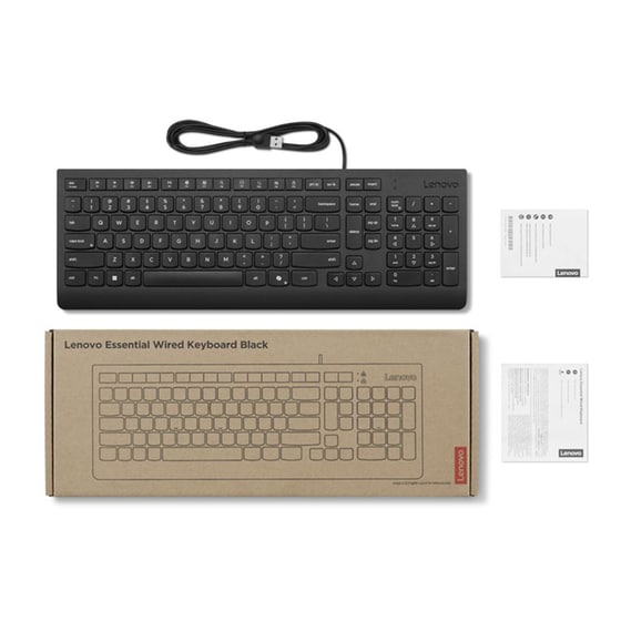 Lenovo Essential Ασύρματο Πληκτρολόγιο (GR) - Μαύρο image 1