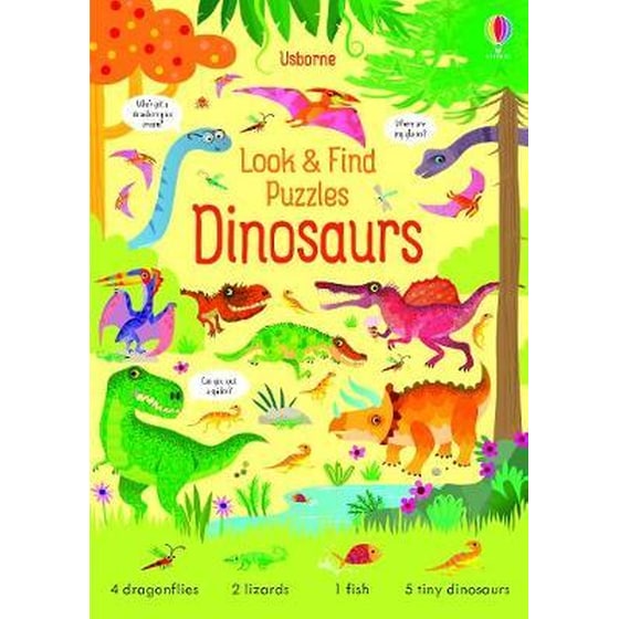Look and Find Puzzles- Dinosaurs image 0