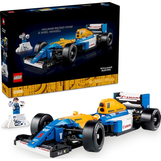 LEGO® Icons Williams Racing FW14B & Nigel Mansell (10353) image 1