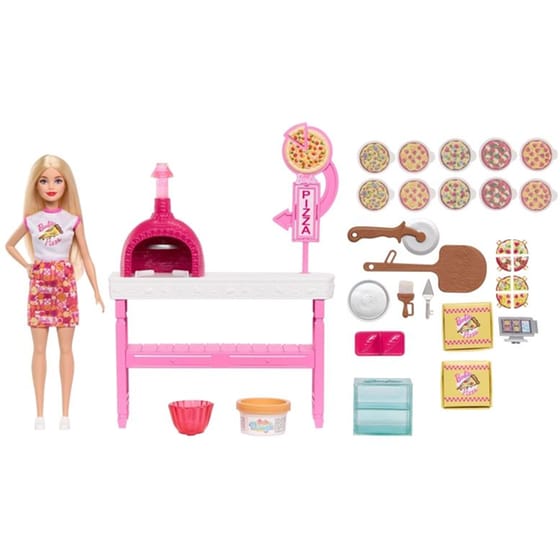 Κούκλα Barbie Πιτσαρία με Αξεσουάρ image 0