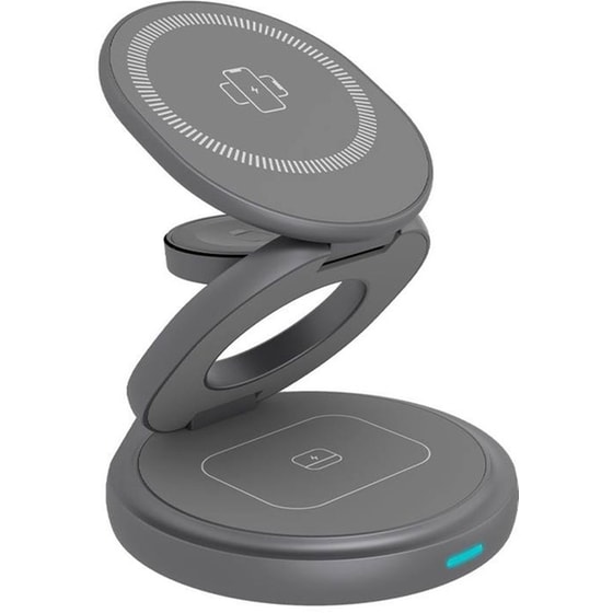 Ασύρματος Φορτιστής Icy Box Raidsonic (Qi Pad) PD - Γκρι image 0