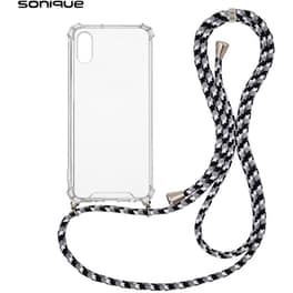 Θήκη Apple iPhone XR - Sonique με Κορδόνι Armor Clear - Μαύρο