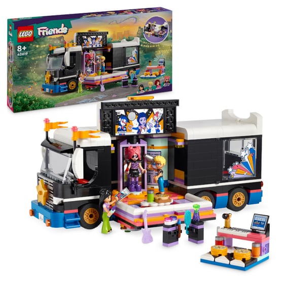 LEGO® Friends Pop Star Music Tour Bus (42619) image 1