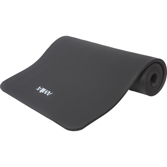 Στρώμα Γυμναστικής Amila 95910 από NBR 183x60x1.5 cm - Μαύρο image 0