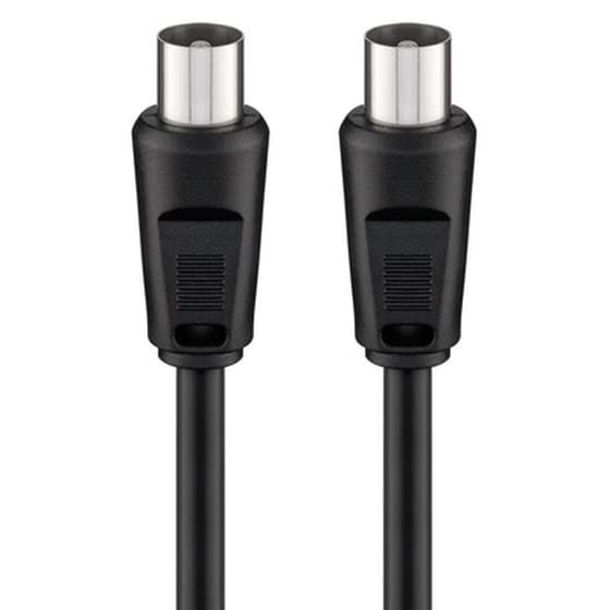 GOOBAY CABLE ANTENNA RF M-M 1.5m BLK image 0