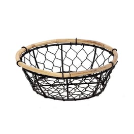Καλάθι Αποθήκευσης Espiel Tak204 Μεταλλικό 21.5x21.5x7 cm - Μαύρο