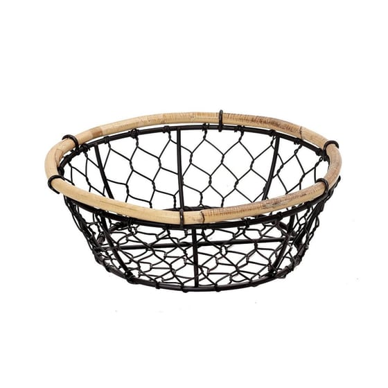 Καλάθι Αποθήκευσης Espiel Tak204 Μεταλλικό 21.5x21.5x7 cm - Μαύρο image 0
