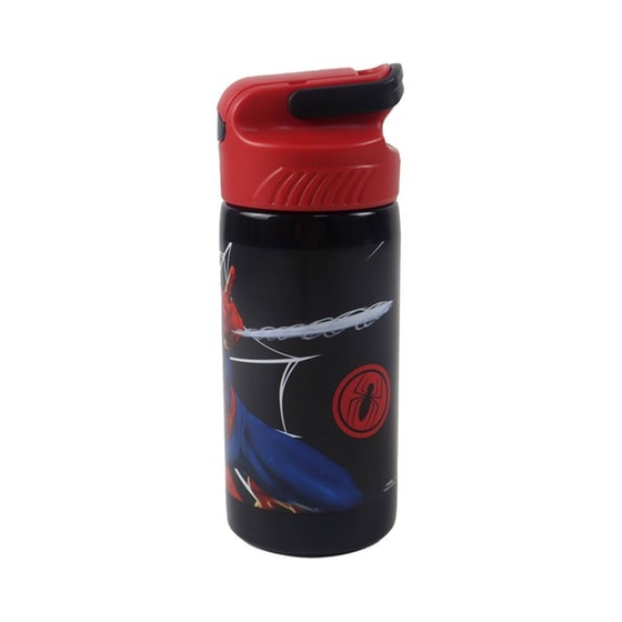Παγούρι Gim Stainless Steel Spiderman 500 ml Μαύρο image 4