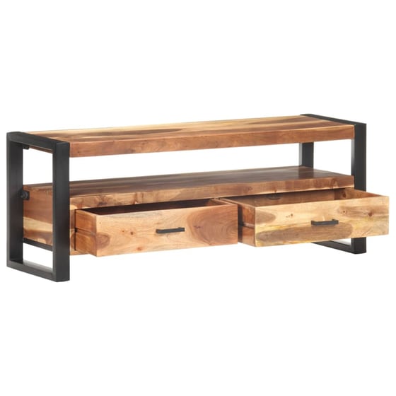 Έπιπλο Τηλεόρασης VidaXL Ξύλινο/Μεταλλικό 120x35x45cm - Καφέ image 1