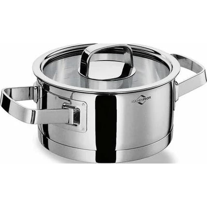 KUCHENPROFI Κατσαρόλα Βαθιά KUCHENPROFI San-Remo από Ανοξείδωτο Ατσάλι 16 cm 1.25 L Inox