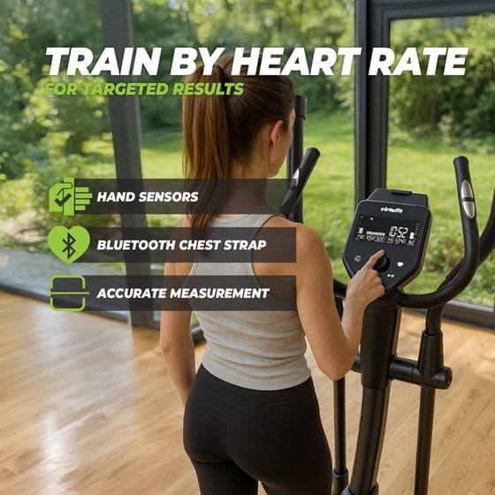 VIRTUFIT CTR200I Ελλειπτικο Μηχάνημα Μαγνητικό Μαύρο image 6