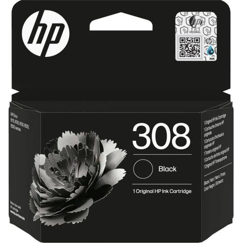 HP 308 Μαύρο Μελάνι Εκτυπωτή 7FP21UE