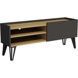 Έπιπλο Τηλεόρασης 24Mall Marca από Μοριοσανίδα 120x33.1x49.5 cm - Μπεζ/Ανθρακί