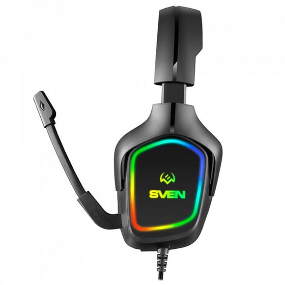 Sven AP-U750MV Gaming Ενσύρματα Ακουστικά 3.5mm/USB με RGB Φωτισμό - Μαύρα image 1