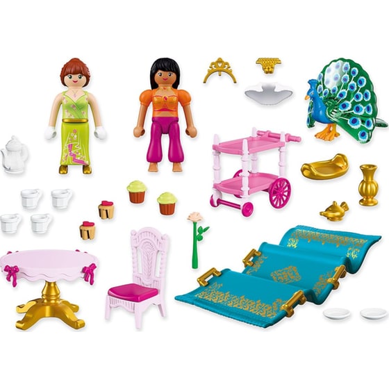PLAYMOBIL® Princess Βασιλική Τραπεζαρία και Πριγκίπισσα με Μαγικό Χαλί (72054) image 2