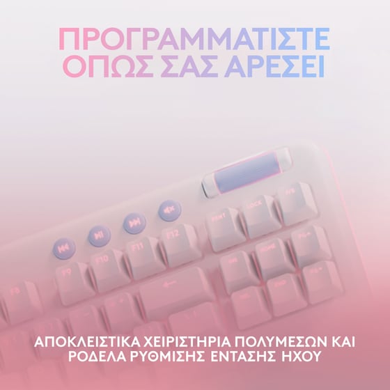 Gaming Πληκτρολόγιο Logitech G G713 TKL Ενσύρματο Μηχανικό RGB - White Mist image 4