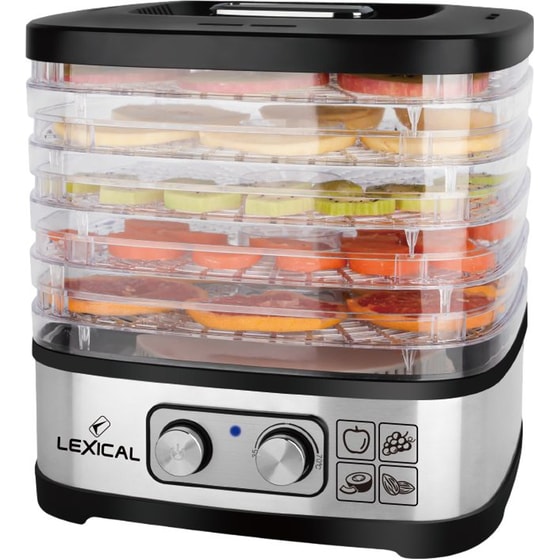 Αποξηραντής Τροφίμων LEXICAL LFD-3801 240 W Ασημί/Μαύρο image 0