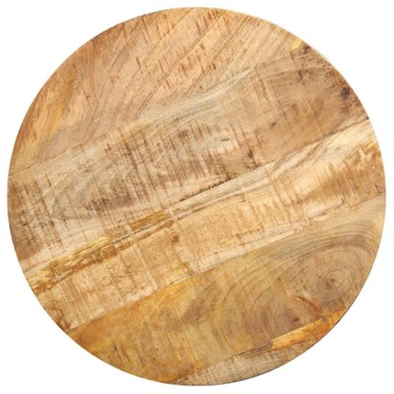 Τραπεζάκι Σαλονιού VidaXL από Μασίφ Ξύλο Μάνγκο 43x55cm - Μαύρο image 5