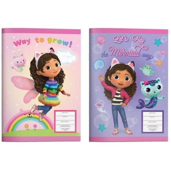 Τετράδιο Καρφίτσα Διακακης Αεβε Β5 Gabbys Dollhouse 40 Φύλλων (1 Τεμάχιο) image 0