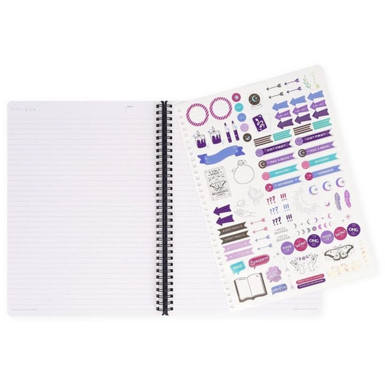 Σημειωματάριο Legami Ριγέ Σπιράλ Maxi Α4 Moth image 5