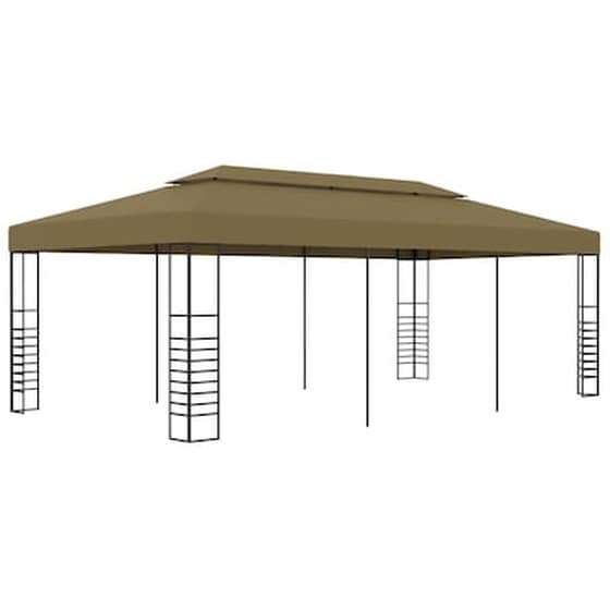 Vidaxl Κιόσκι 6 X 3 X 2,7 Μ. Taupe 180 Γρ/μ² image 1