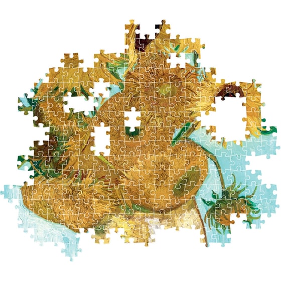 Παζλ Clementoni Museum Collection Vincent van Gogh: Βάζο με 15 Ηλιοτρόπια (1000 Κομμάτια) image 2