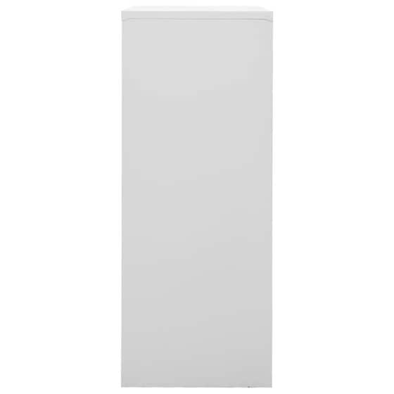 Ντουλάπι Γραφείου VidaXL από Ατσάλι 90x40x102 cm - Ανοιχτό Γκρι image 2