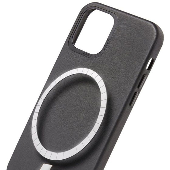 Θήκη iPhone 12 Pro Max - Decoded Leather - Black image 2