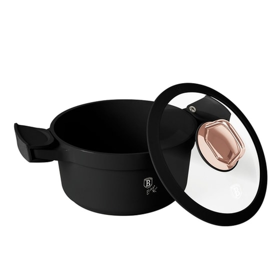 Κατσαρόλα BERLINGER HAUS BH1456 20 cm 2.8 L Μαύρο image 2