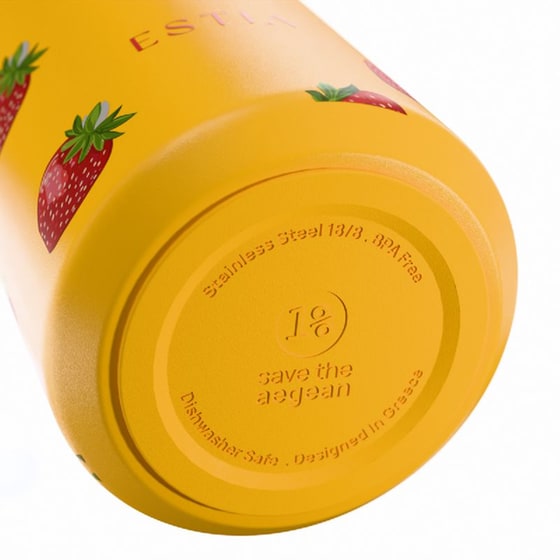 Μπουκάλι Θερμός Estia Save The Aegean Flow Berry Bright 500ml image 2