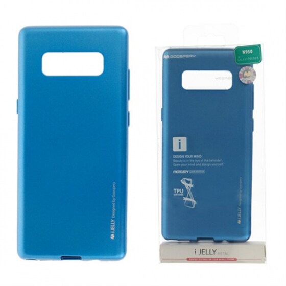 Θήκη Samsung Galaxy Note 8 - Mercury iJelly Metal - Blue image 0