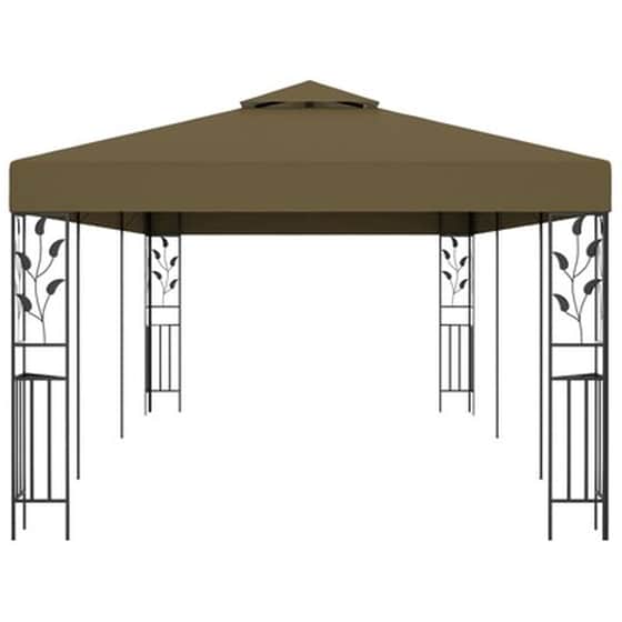 Κιόσκι Vidaxl Ατσάλι 6x3m - Taupe image 3