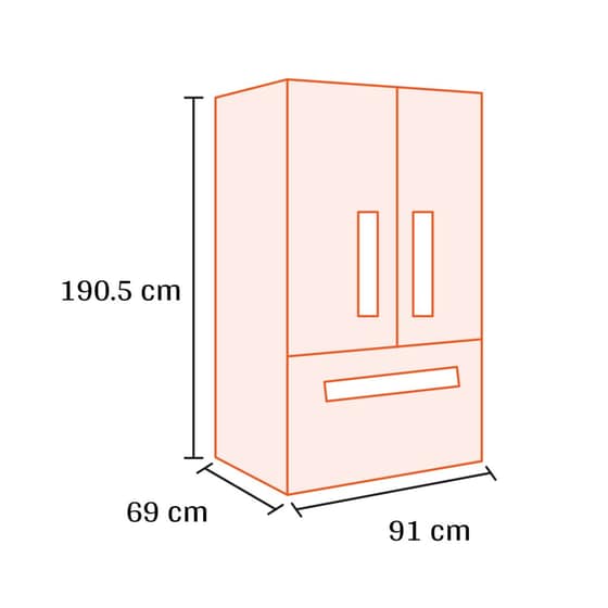 DAVOLINE D4SS 608D IX Total No Frost 600 Lt Inox Ψυγείο Ντουλάπα image 2