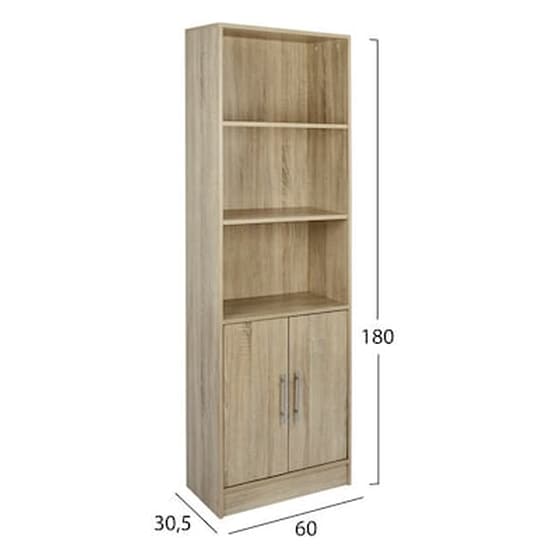 Βιβλιοθήκη Μελαμίνης Σε Χρώμα Sonama image 0