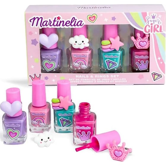 Martinelia Super Girl Nails & Rings Set Παιδικό Σετ Ομορφιάς image 1
