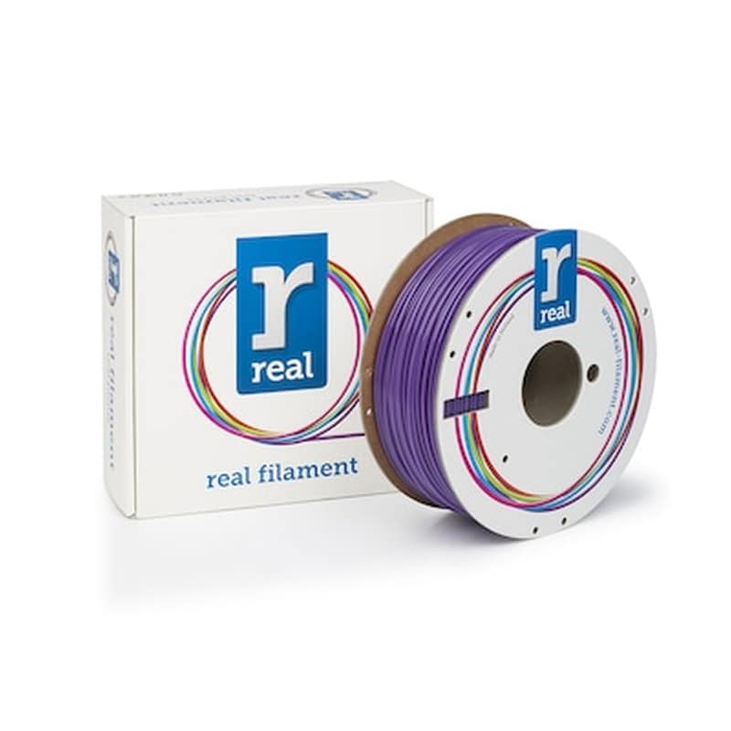 REAL FILAMENTS Real Pla 3d Printer Filament - Purple - Spool Of 1kg - 2.85mm (refplapurple1000mm3)