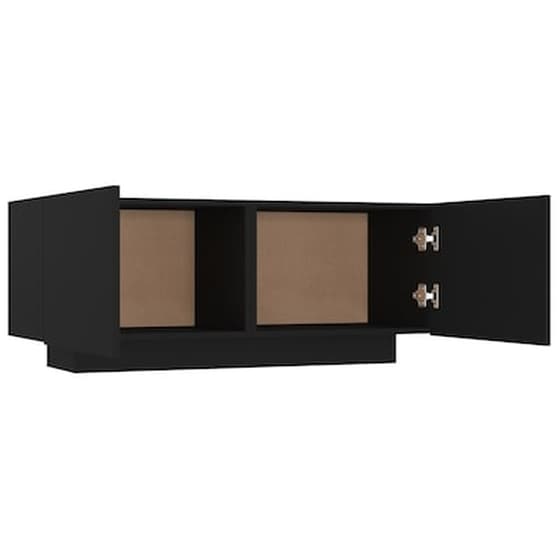 Έπιπλο Τηλεόρασης VidaXLΜοριοσανίδα 100x35x40cm - Μαύρο image 4